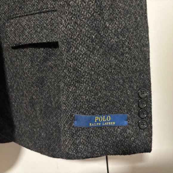 BNWOT Polo Ralph Lauren Unstructured Charcoal Grey Sport Coat/Blazer - 44 - Picture 11 of 12
